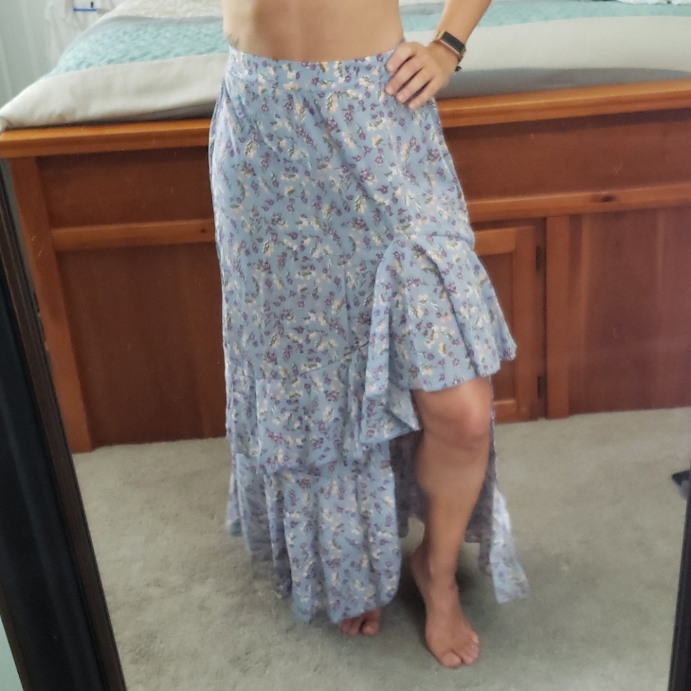 Floral Boho Skirt, Size S